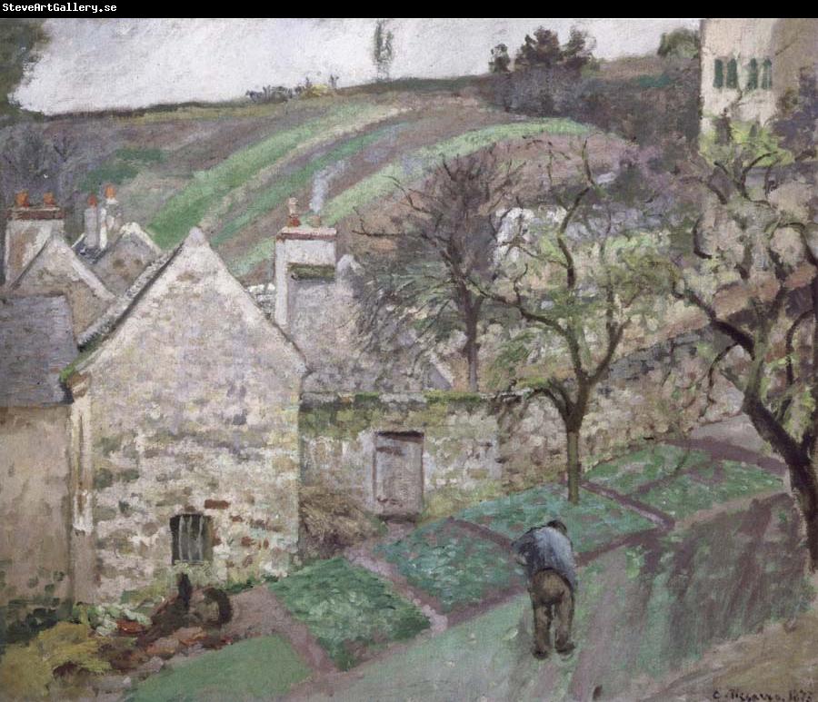 Camille Pissarro Hill at L-Hermitage,Pontoise Coteau de L-Hermitage,Pontoise